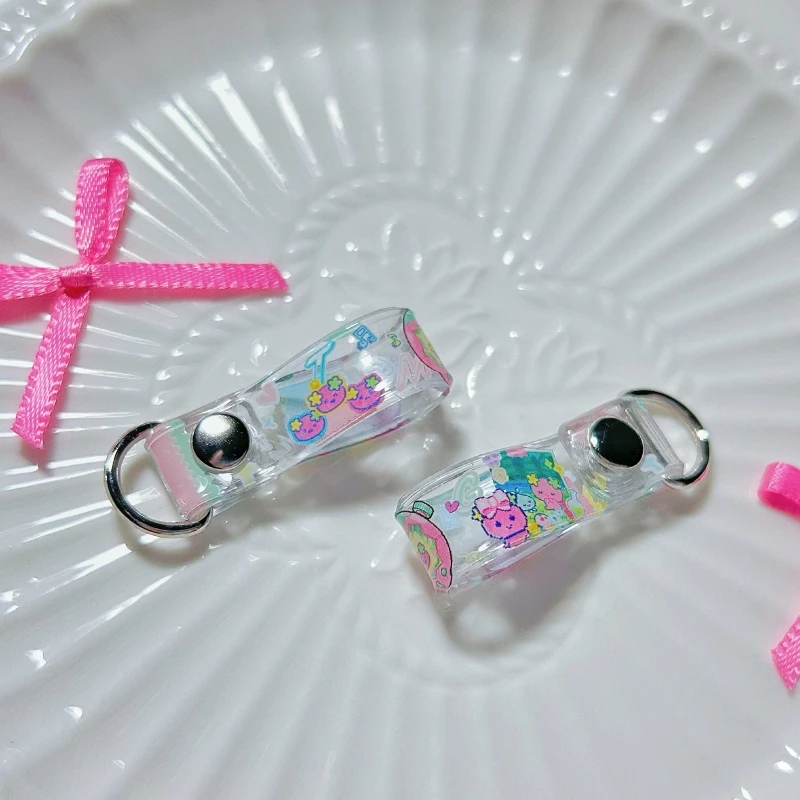 En Stock Tamagotchi alta transparencia grueso lindo Navidad edición limitada doble cara colgante dibujos animados periferia decorativa