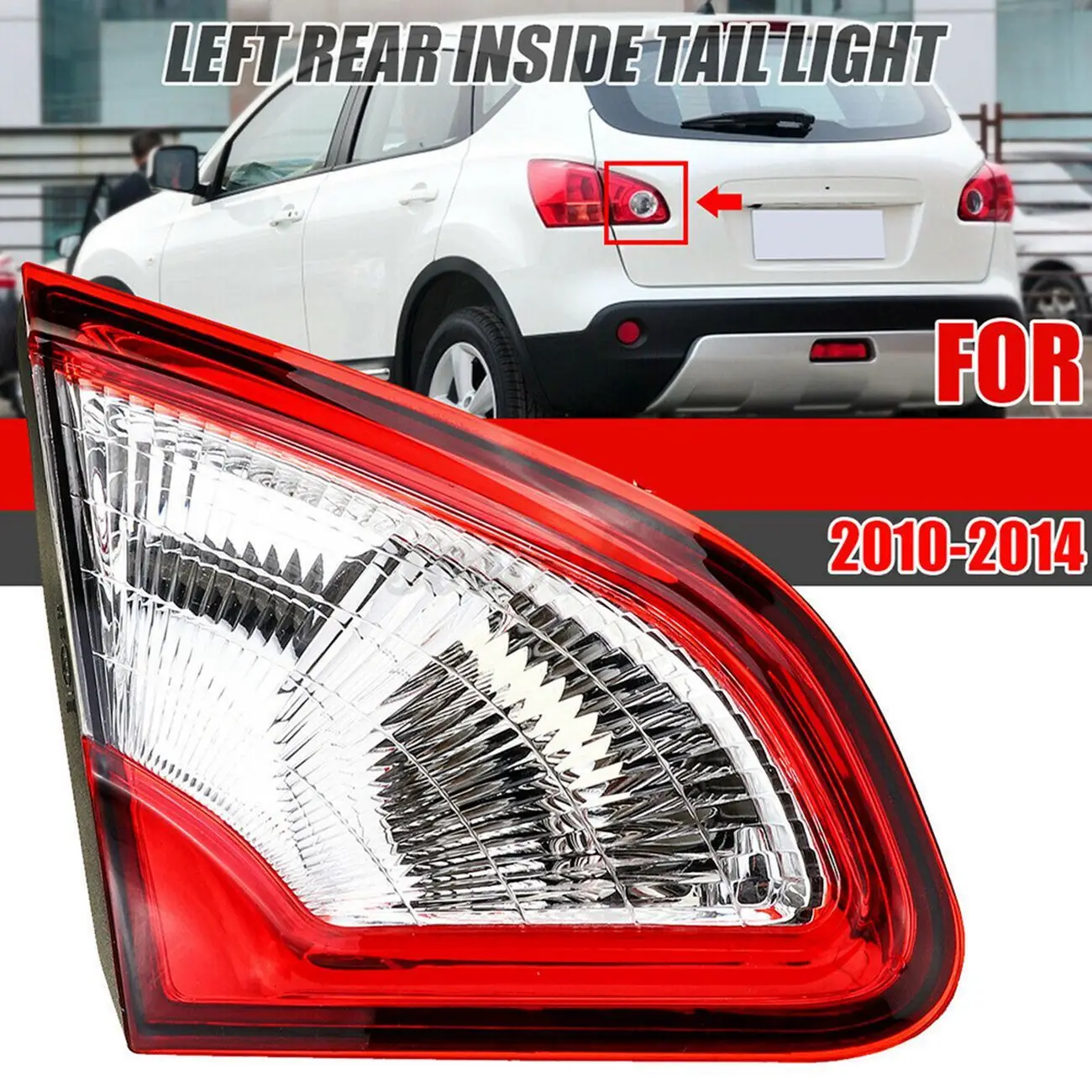 Precision Car Rear Tail Light Inner For Nissan Qashqai 2010 -2014 EU Version