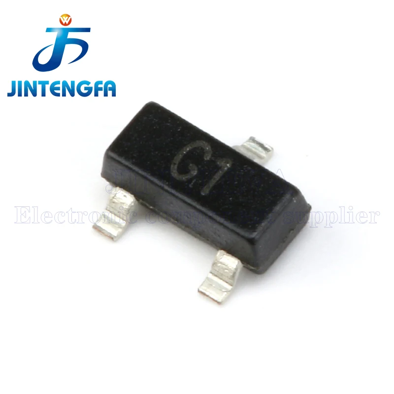 3000 Stück 2N5401 2L SOT23 2N5551 G1 SOT-23 MMBT5401 MMBT5551 SOT23 PNP NPN 160V 150V 600mA 0,6A SMD-Transistoren – Detail 5