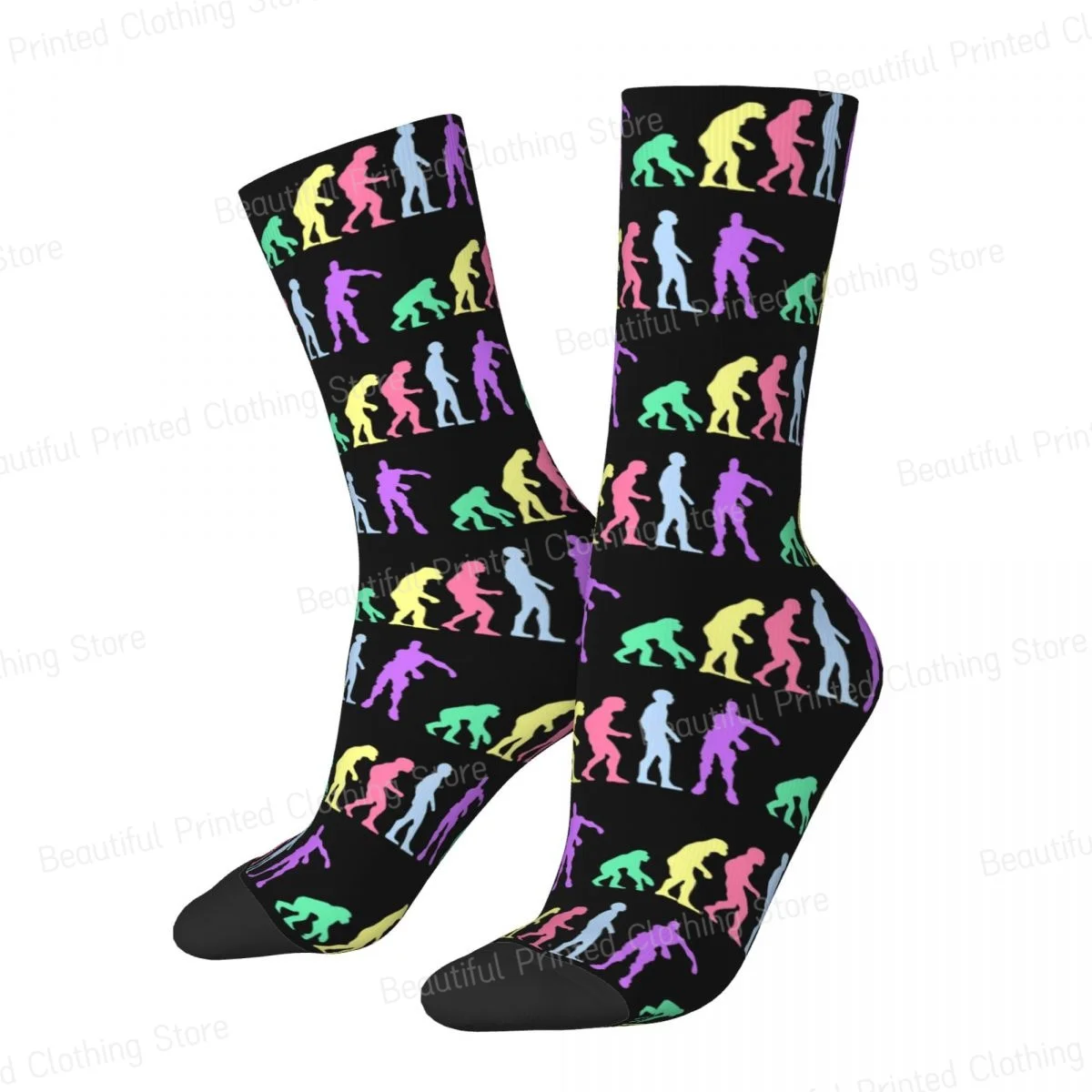 Battle Royale Dance Evolution Graphic Men Women Happy Socks Outdoor Novelty Spring Summer Autumn Winter Stockings Gift