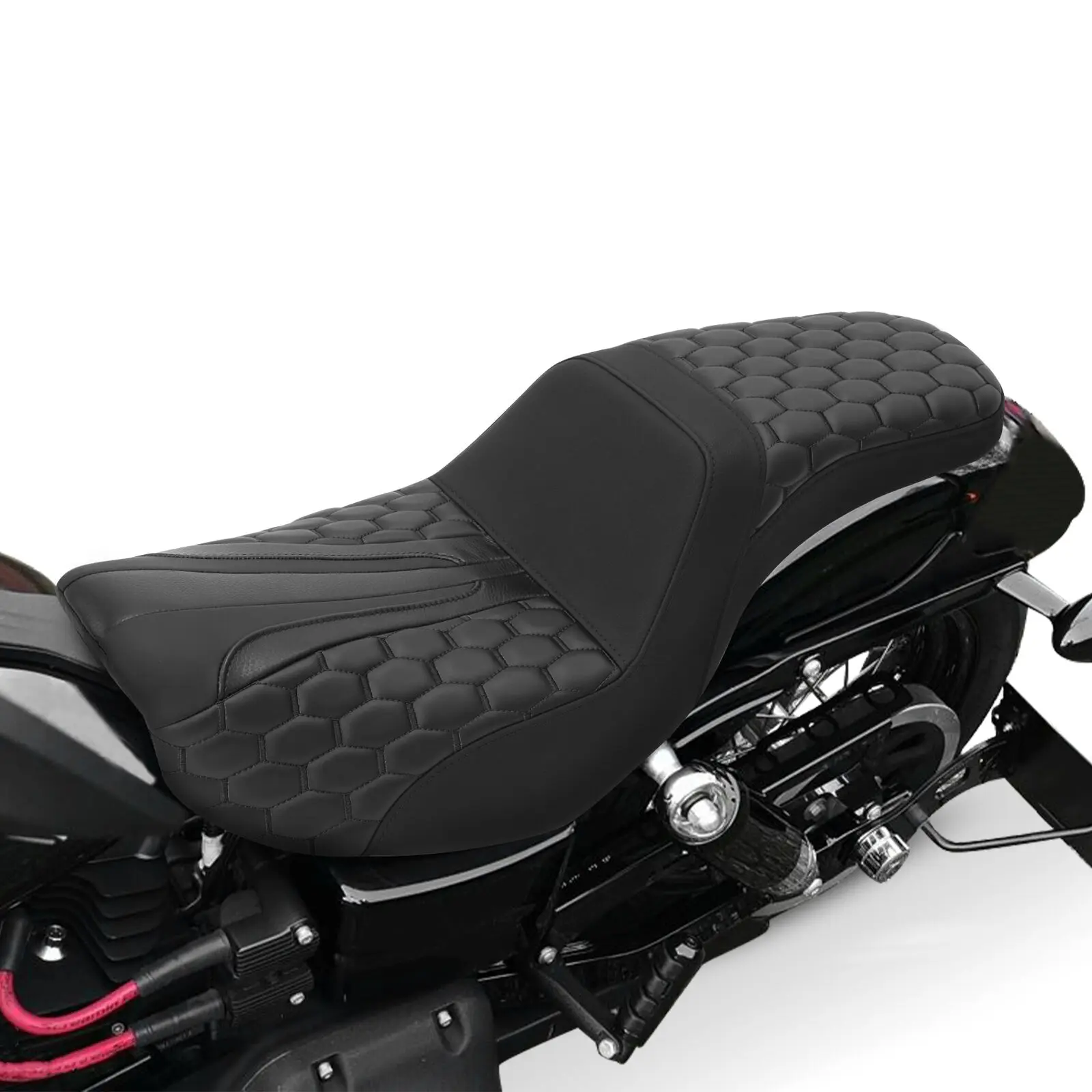 Motorcycle Rider Passenger Seat For Harley Dyna Low Rider Fat Bob Street Bob 2006-2017