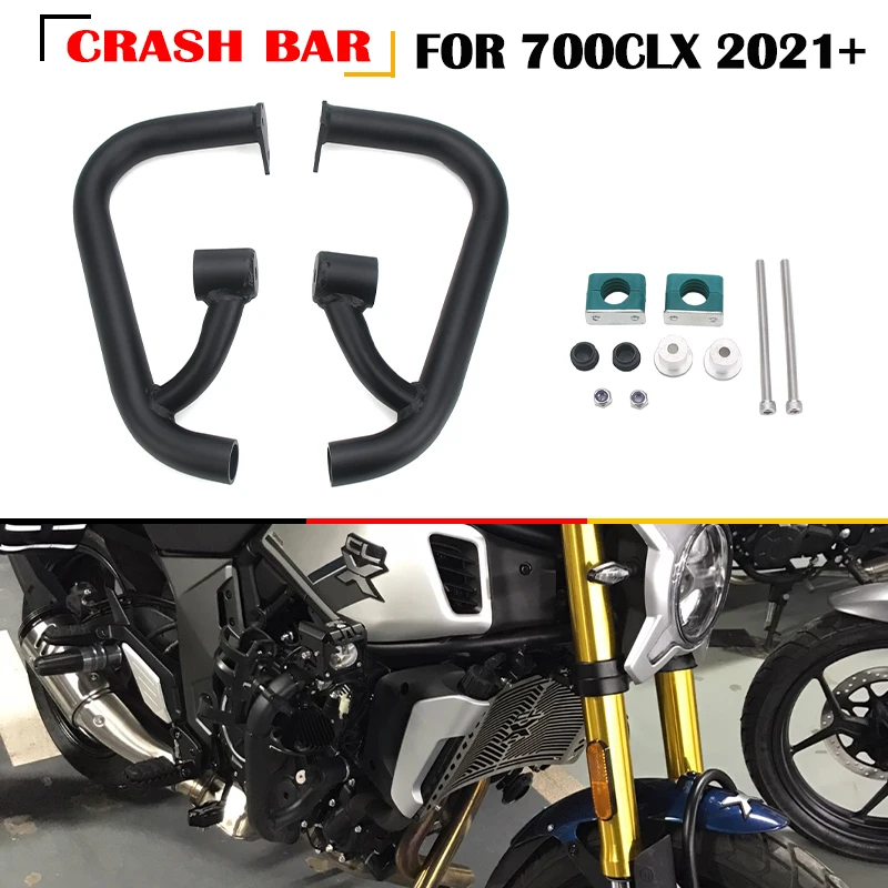 For CFMOTO 700CL-X 700CLX 700CL X Motorcycle Highway Engine Guard Bumpers Crash Bars Stunt Cage Buffer Fuel Tank Protector