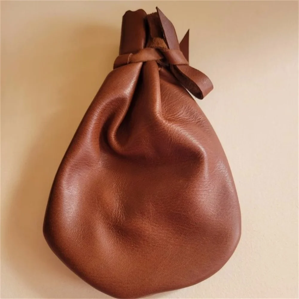 Leather Pouch, Leather Bag, Leather Drawstring Bags , Coin Pouch , Medicine Bag , Jewelry Bag , Essential Oils | Bulk Discounts