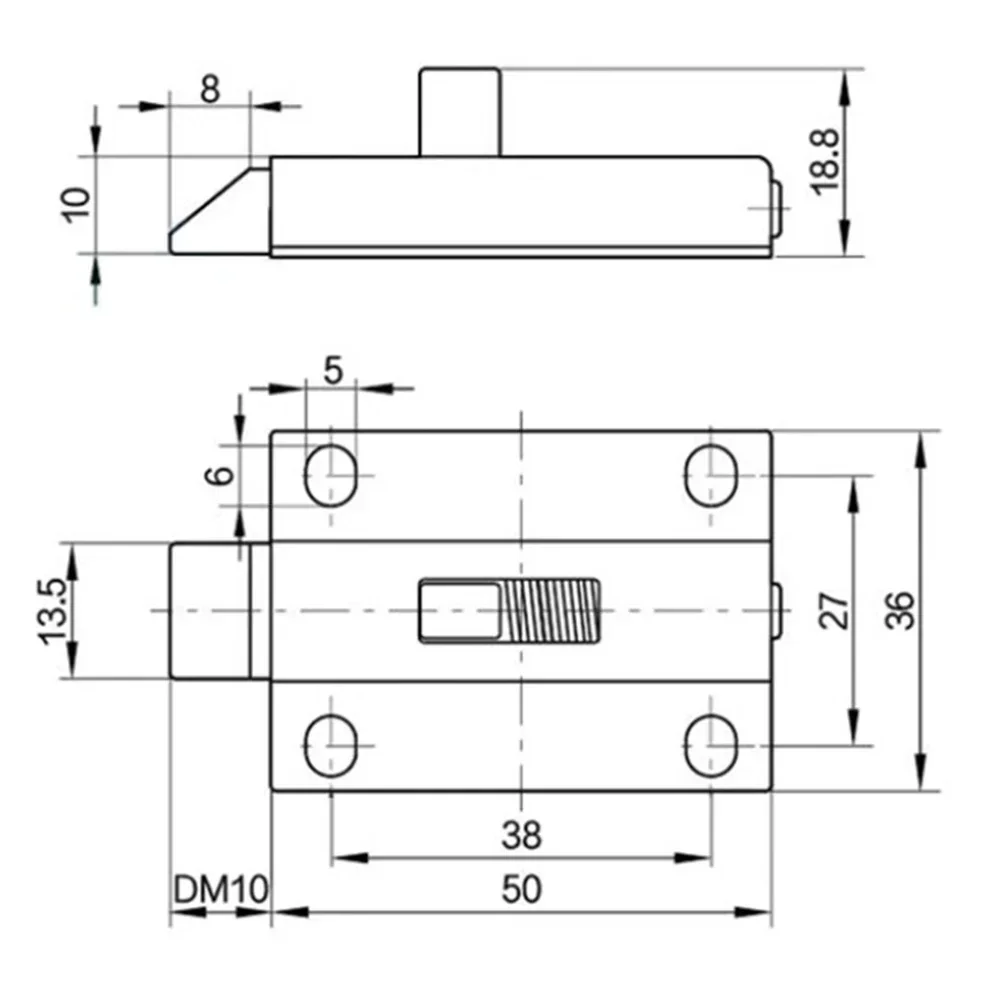 Spring Loaded Latches Automatic Spring Latch Long Service Life Secure Lock Stainless Steel Sturdy And Stable Wear-resistant