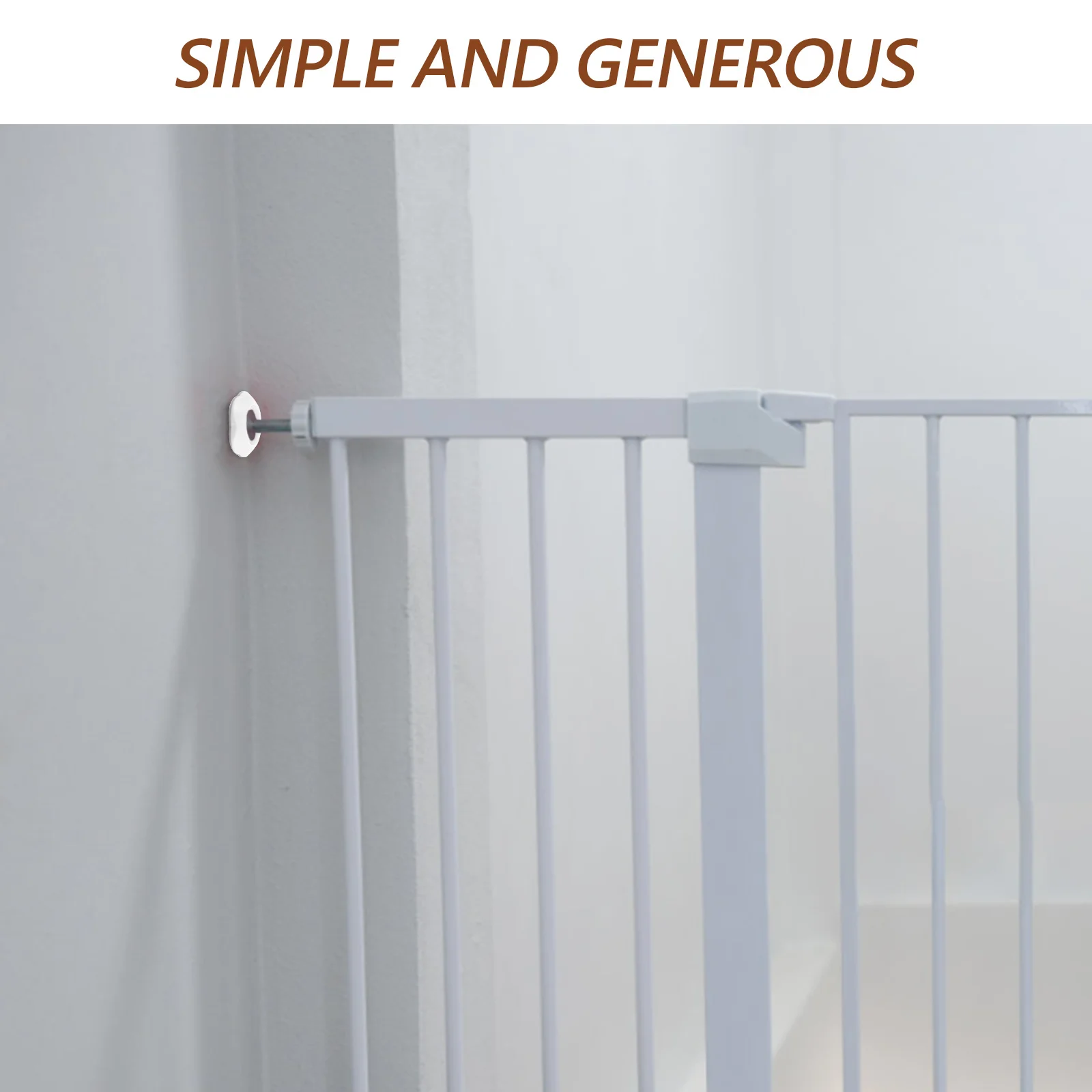 

Настенная защита для ворот для малышей и барьера для домашних животных, нескользящая пластиковая безопасная настенная защита для лестничного проема, дверного проема, домашнего использования