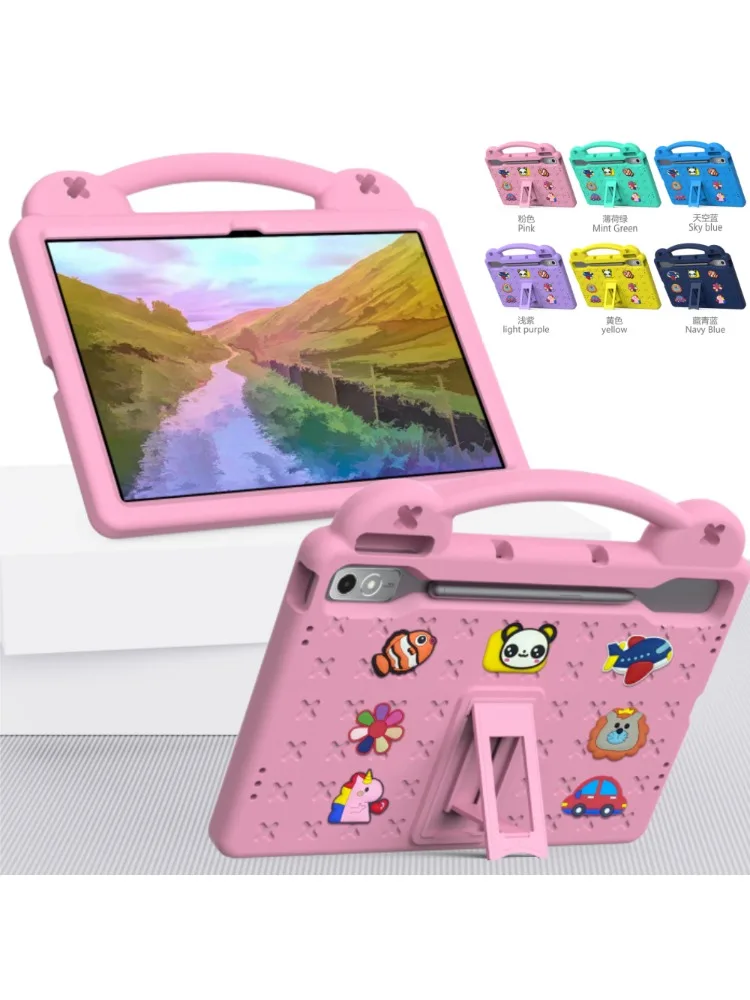 Etui dla dzieci na tablet Lenovo Tab P12 12,7 cala TB-370FU TB-371FC Xiaoxin Pad Pro 12,7 TB375FC TB373FU EVA Bear Handheld Tablet Cover — zdjęcie produktu 7