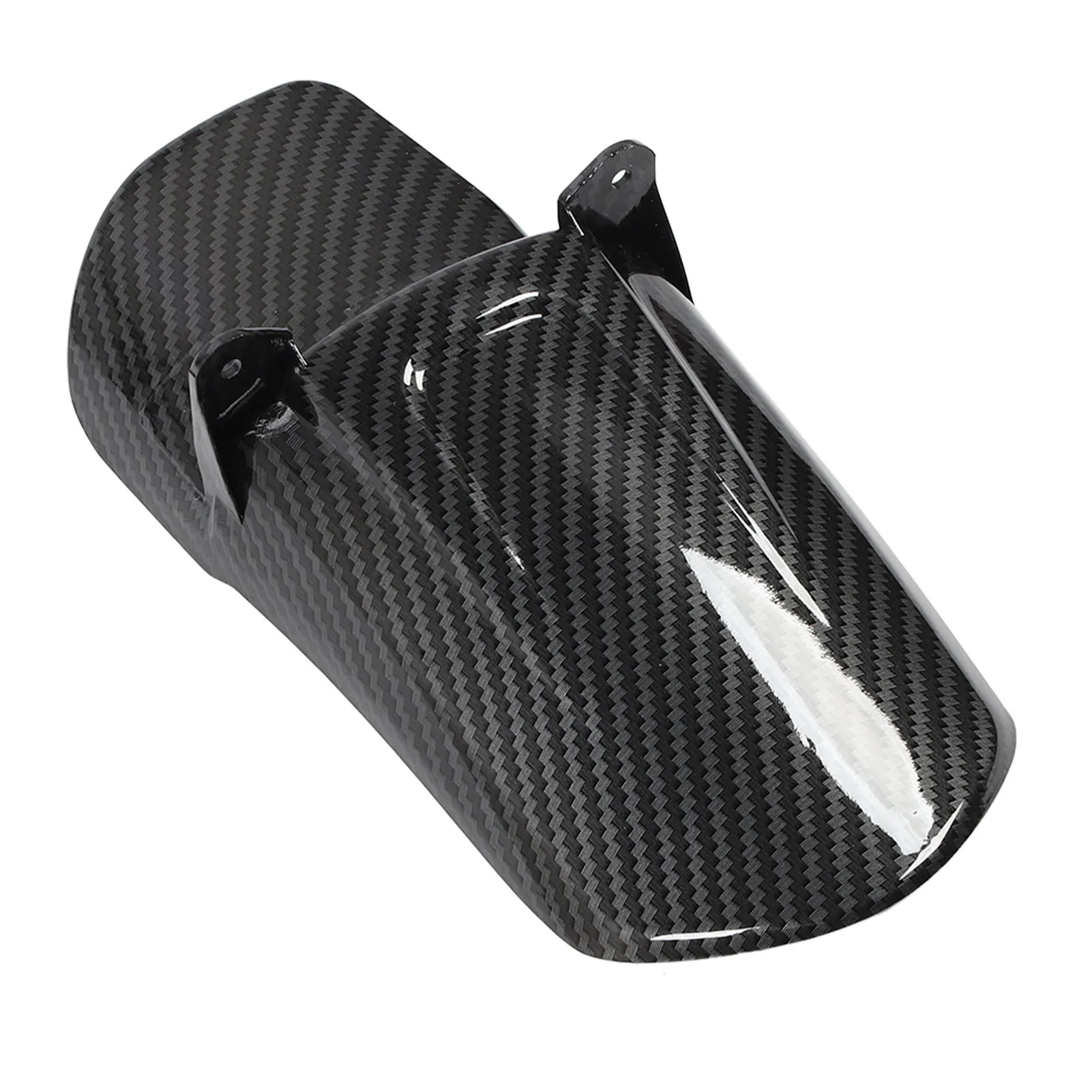 Motorcycle Rear Mudguard Carbon Fiber Pattern Wheel Tire Splash Proof Replacement for SUR‑RON Light Bee X S