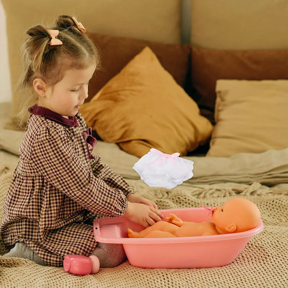 

6Pcs Underpants Miniature Panties Reusable Lightweight Washable for Pretend Play Accessories Dress Up Imaginative Gifts for Kids