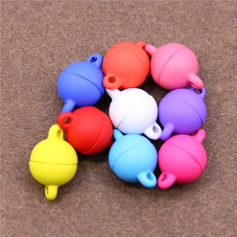 6pairs Round Magnet Connector Clasp End Connector Round Magnetic Charms For Making Jewelry Clasps Couple Bracelet Necklace