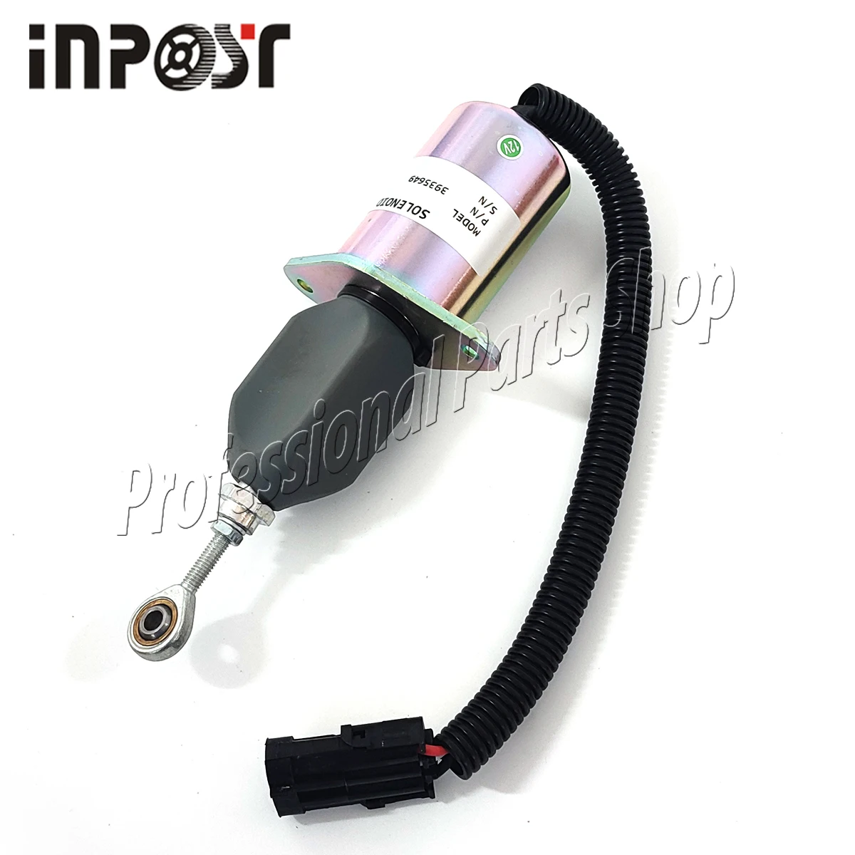 3935649 12 فولت صمام الملف اللولبي لإيقاف الوقود 12 فولت ل الكمون 6CT SA-4765-12 3931570 4089574 12 فولت #5