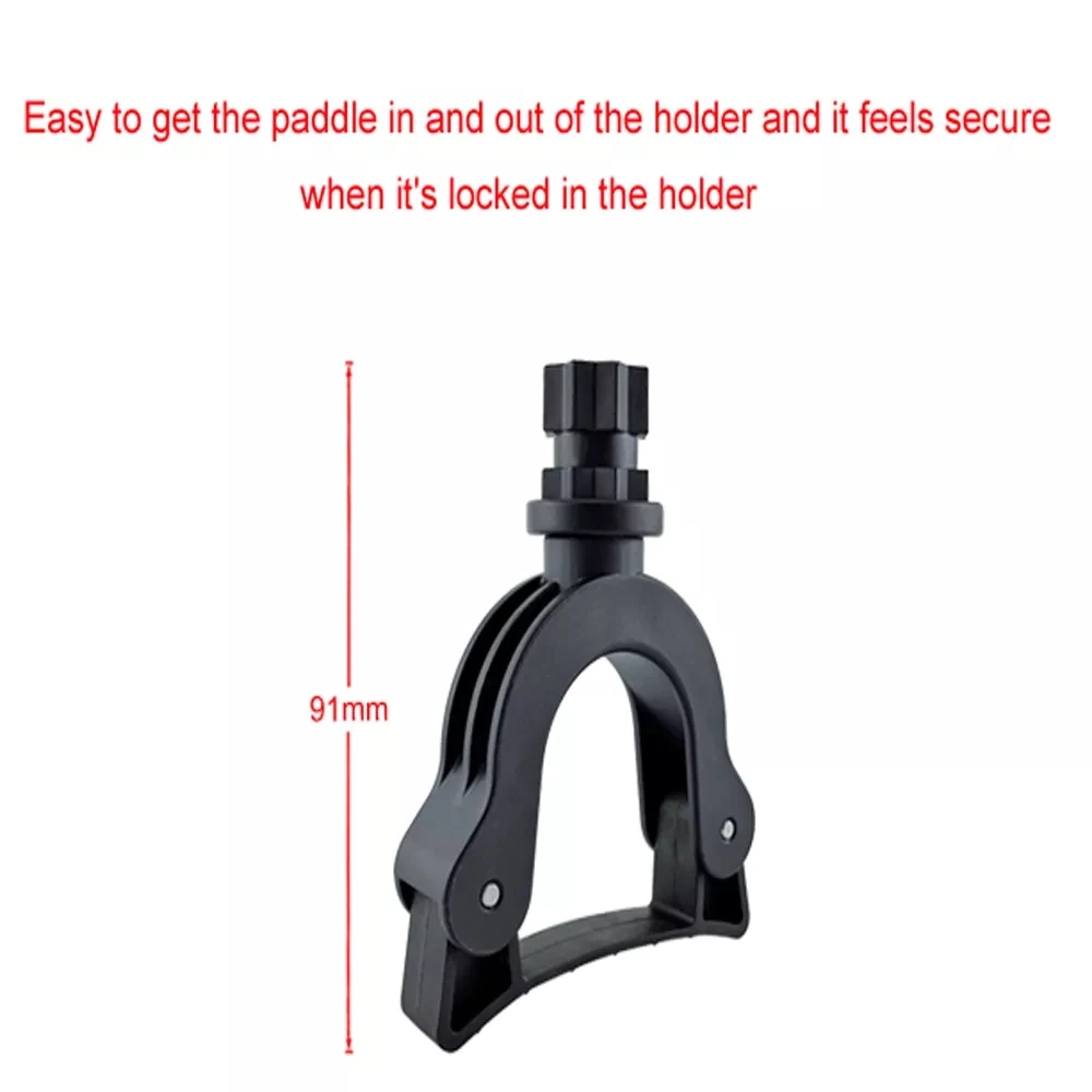 Paddle Holder for Stand Up Paddle Boards and Kayaks Deck Side Track Mounted Rail Mount Base Boat Marine Yacht Canoe