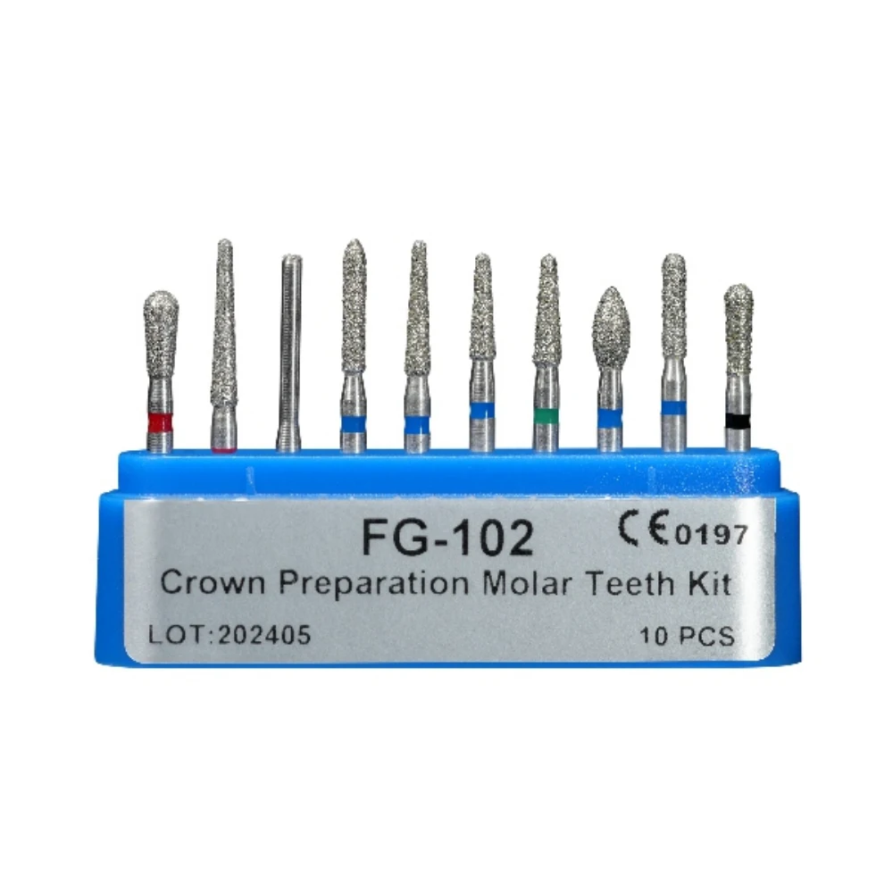 Dental Diamant FG Bohrer Bohrer Set Zahnarzt High Speed Handstück Polieren Zähne Bleaching Werkzeuge Kit Zahnmedizin Ausrüstung – Detail 2