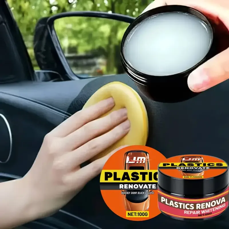 Ultimatives Auto-Restaurierungspaket: Kunststofferneuerung, Innenglanz, Reifenschutz und Vergilbungsreparatur, langlebig und Anti-Aging