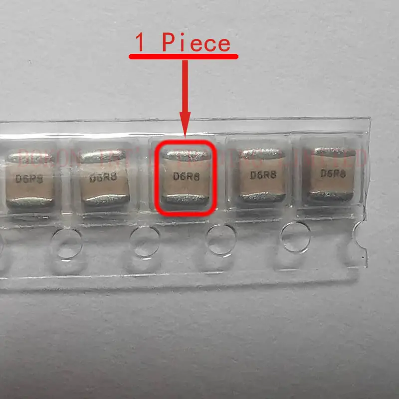 Condensateurs micro-ondes 500V RF en céramique, taille 1111, haute Q, faible bruit ESR ESL a6R8B D6R8, porcelaine P90