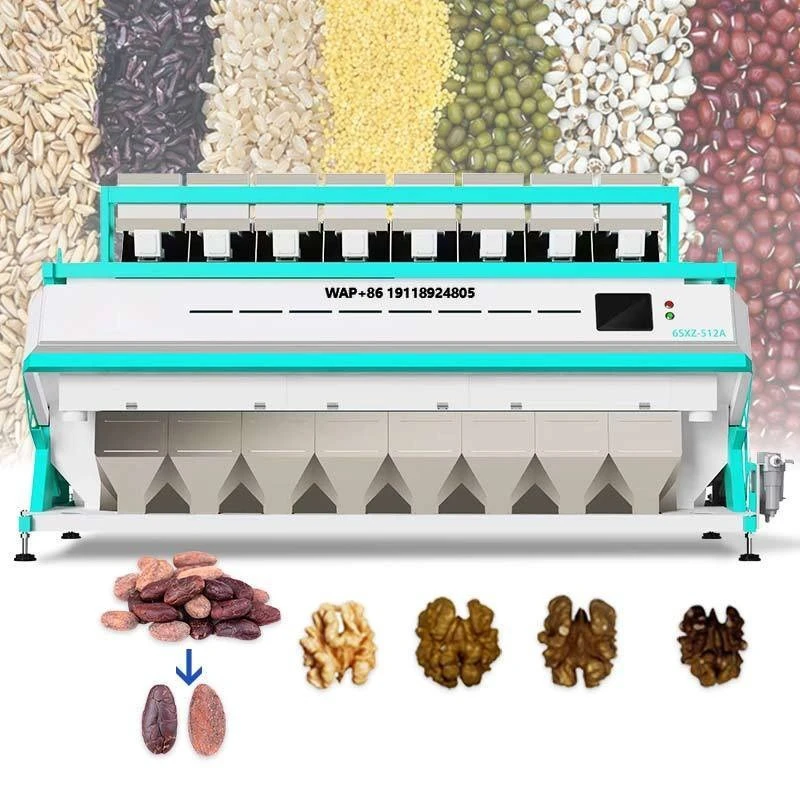 Optical Scale Colour Small Grain/Seeds Coffee Bean Hazelnut Kenya Sorting Green Bean Sorter Machine