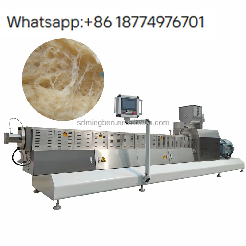 

High Moisture Protein Production Line Soy Pea Protein Machine with Motor 220V/380V High Productivity