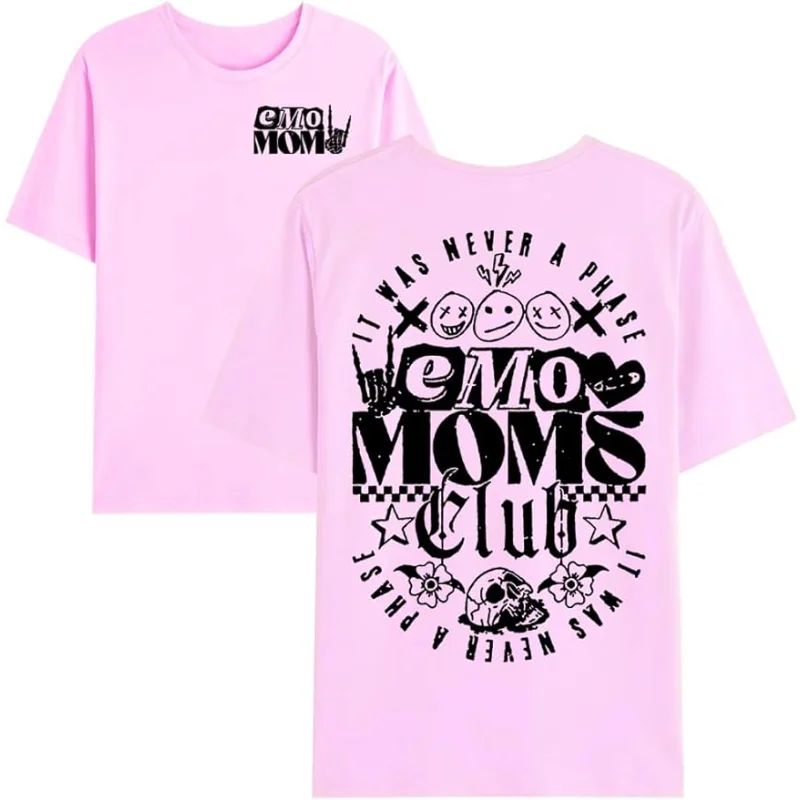 

Emo Moms Club Shirt, It was Never A Phase Emo Moms Club T-Shirt