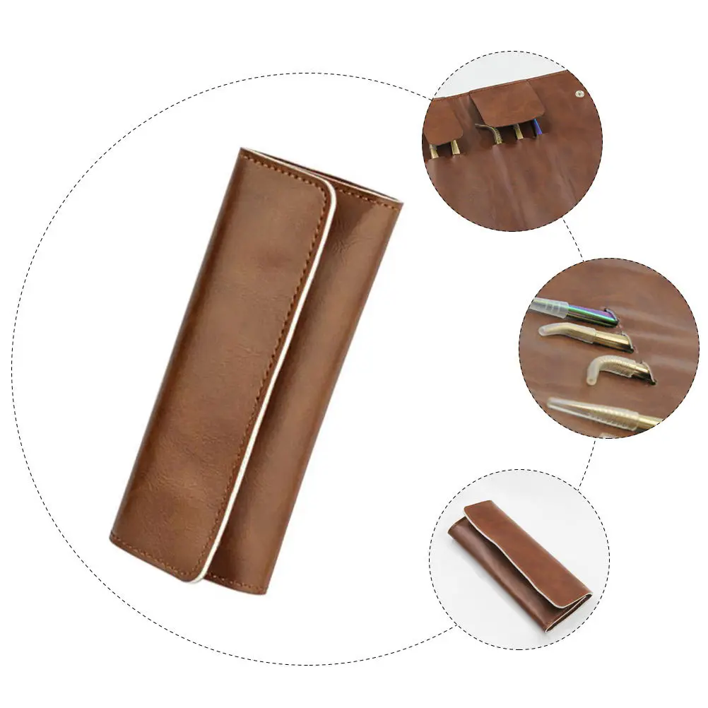 1 個まつげエクステンションピンセット整理バッグ高品質生地メイクツールコンテナ小型クリップポーチ顔の美容用