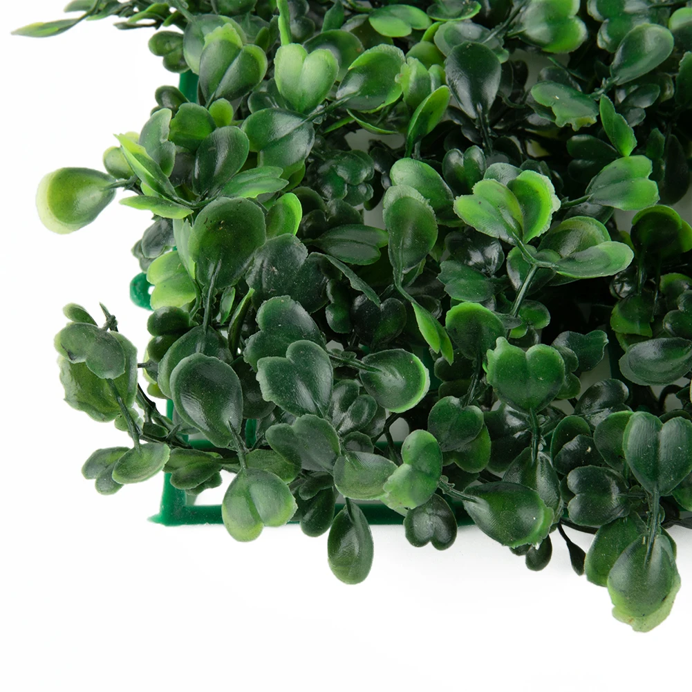 Synthetic Grass Panel for Interior Exterior Walls Weather Resistant Foliage Mat for Patio Balcony and Room Enhancement