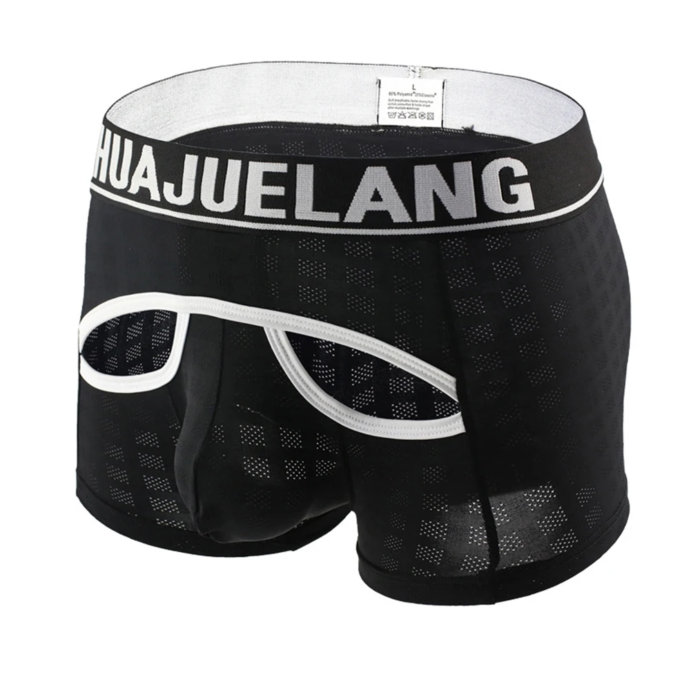 Boxer Briefs Breathable Trunks Fashionable Design Lightweight Material Sexy Breathable Underwear Boxer Casual Wear