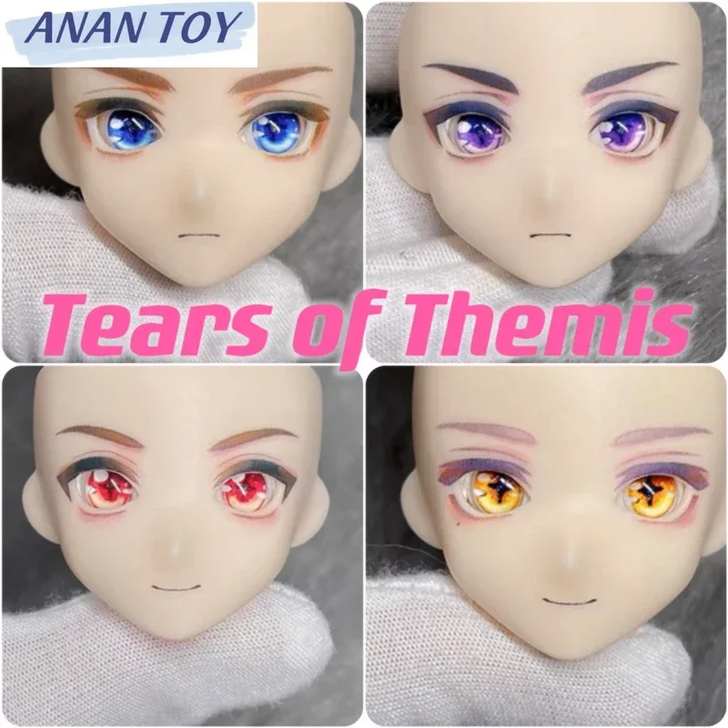 

GSC Ob22 Ob24 Handmade Face Tears of Themis Anime Game Open Eyes Marius Vyn Artemis Luke Faceplate Doll Accessories