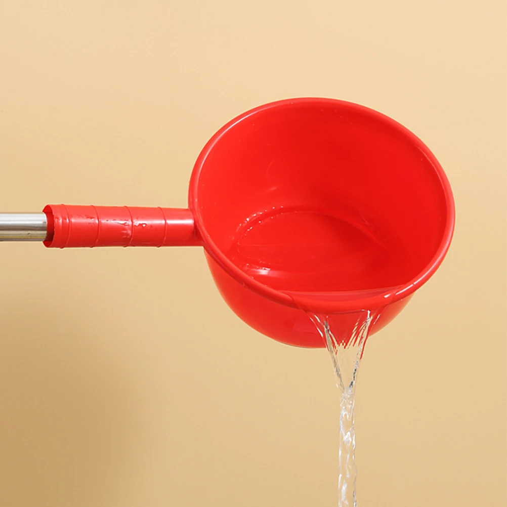 

Water Ladle Ergonomic Handle Portable Kitchen Gadgets Multi-Functional Reusable Thickened Household Water Scoop For Home