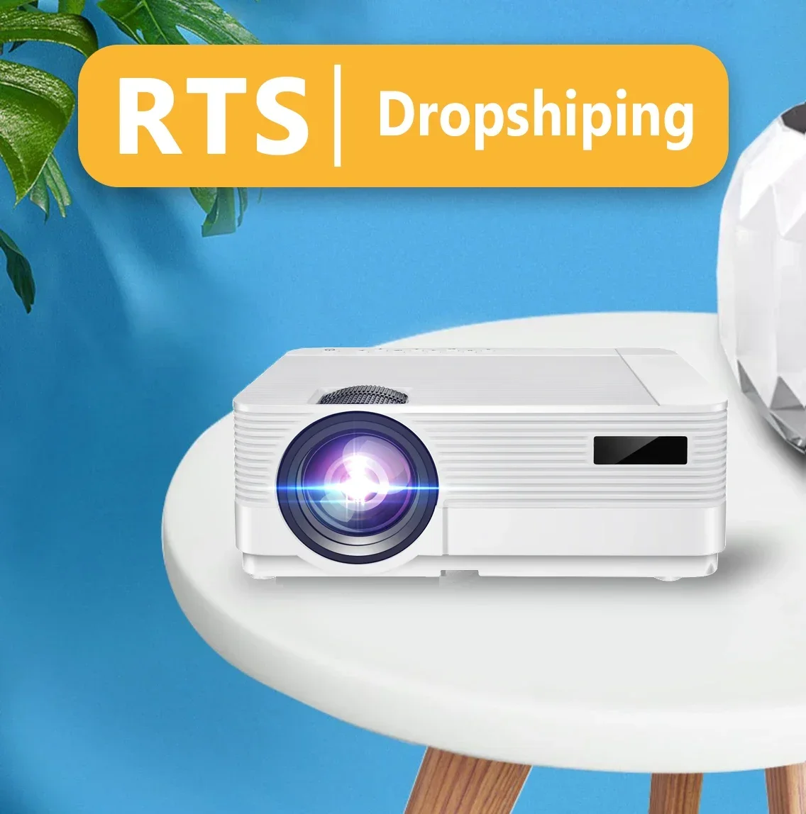 1080P Mobile Phone WIFI Projector Screen Mirroring Smart Phone Video Projectors 4K For Home Theater Cinema Proyector HD Beamer