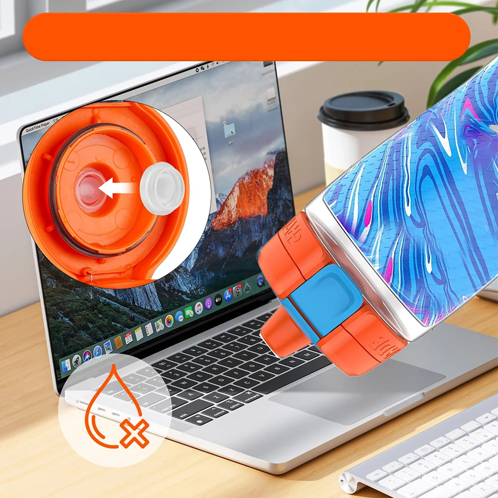 Conjunto com 6 Válvulas de Substituição com Chave de Fenda, Válvula de Silicone Sem Vazamento, Compatível com Garrafa de Água Gatorade Gx