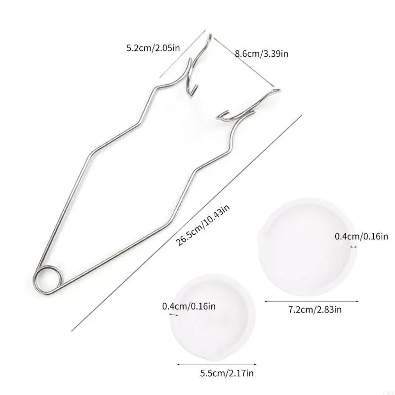 

P0RF Jewelry Making Tool Metal Molding Supplies Crucible Dish Suitable for Melting