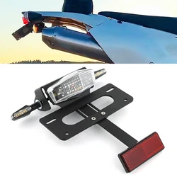 License Plate Holder Bracket Rear Tail Tidy Fender Eliminator Fit For Suzuki DRZ400 DRZ400E DRZ400S DR-Z400S DRZ400SM 2005-2024
