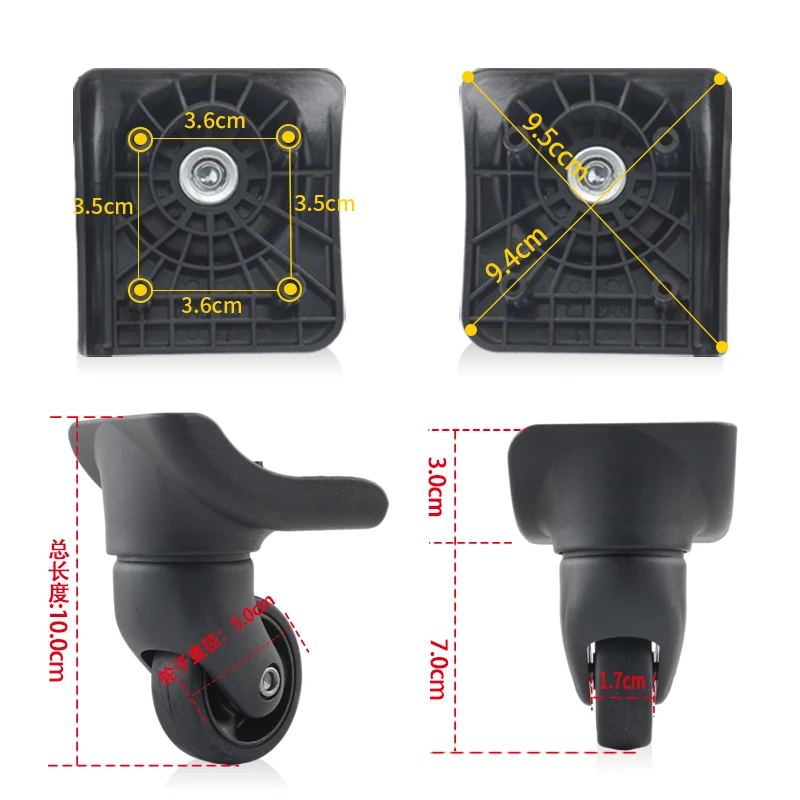 Applicable To American Tourister 25R Luggage Wheel Accessories Luggage Trolley Bags Universal Wheel Replacement Repair Roller