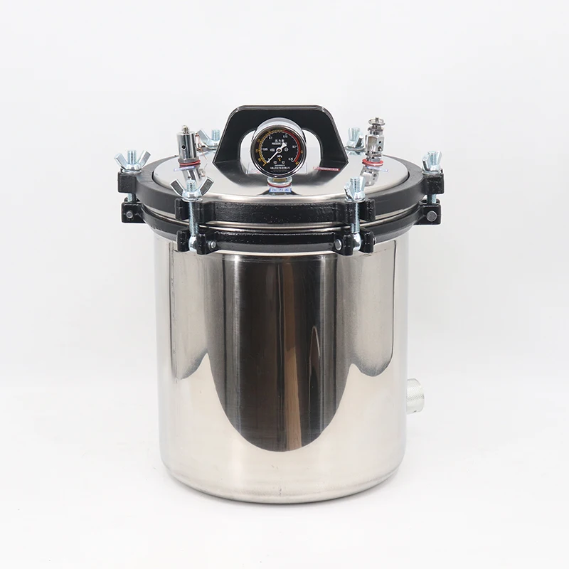 Portable 18-Liter Autoclave Pressure Steam Sterilizer Machine Laboratory Hospital Veterinary Equipment Manufactured Autoclave