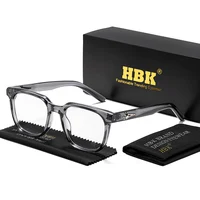 HBK, nuevas monturas de gafas cuadradas a la moda, diseño de marca, monturas Unisex para mujer, gafas antiluz azul para ordenador, montura de gafas ópticas