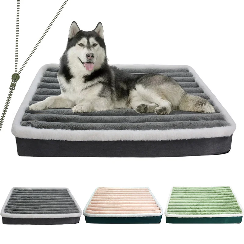 

Dog Mattress With Zipper Remoldable Pet Mattress Dog Sleeping Mat Washable Dog Mattress Pet Mat Small And Medium-Sized Pets