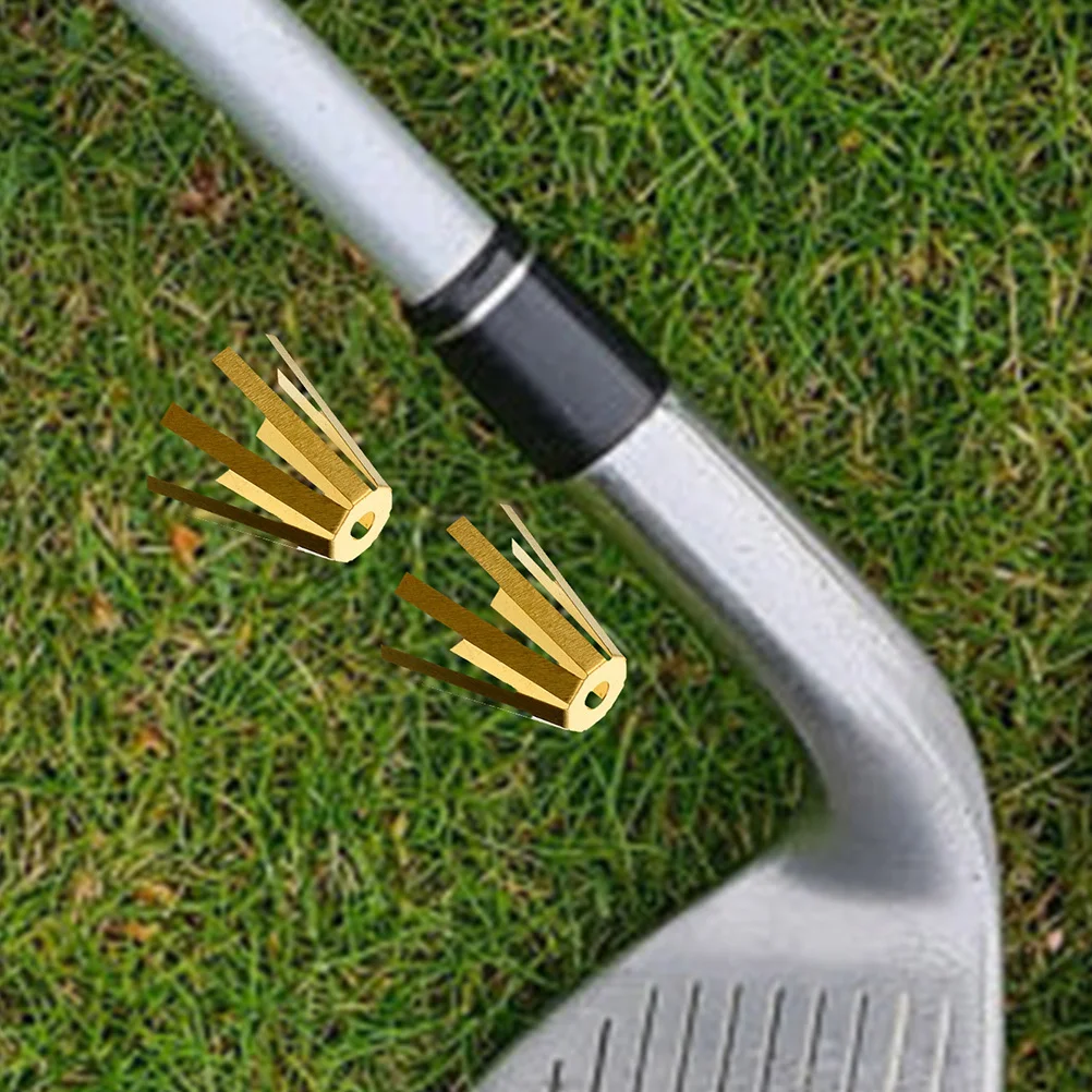 

5Pcs Adjustable Adapter Shims for Golf Shafts Brass Octopus Style Spacers Golf Equipment Repair Kit Shaft Adapter Shims