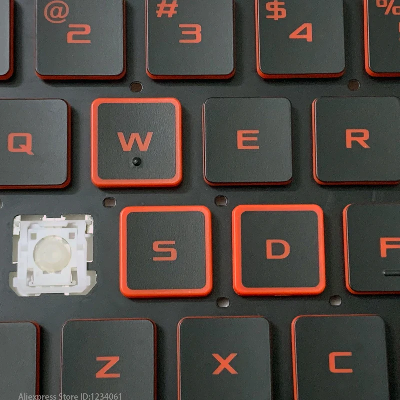 Replacement Keycap Key For ASUS TUF Gaming FX504 FX504GD FX504GE FX504GM FX80 FX80G FX80GE FX80GM  Laptop Keyboard KEY & Clips