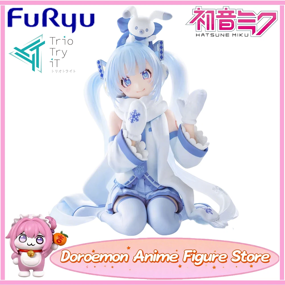 予約注文オリジナル-フリュー-ヌードルストッパー-フィギュア-初音ミク-スノースカイタウンver-かわいいアニメミクフィギュアモデルおもちゃギフト