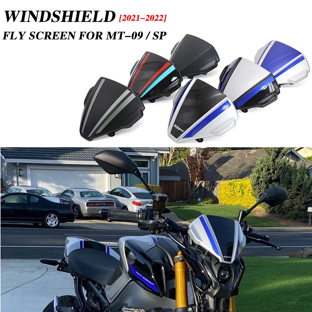

Motorcycle Windshield Sport Windscreen Visor Viser Fits For YAMAHA MT-09 MT09 SP 2021 2022