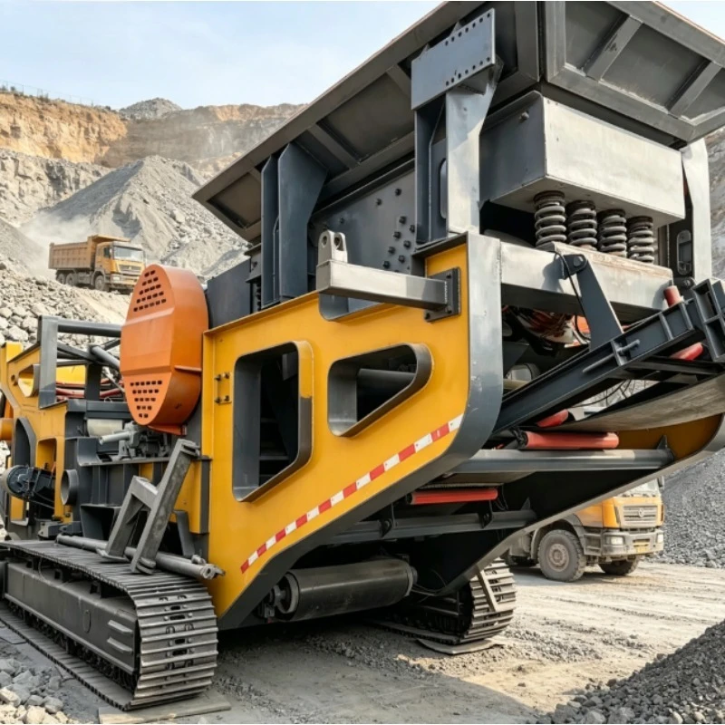 Customized Wheeled Mobile Crusher Station Mining Iron Ore Rock Crushing Machine Quarry Aggregate Mobile Stone Production Line