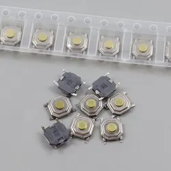 50/100PCS 4*4*1.6MM Micro Switch Repair Remote Key Fob Card Laguna Espace 4x4x1.6 4Pin SMD Tactile Push Button Switch
