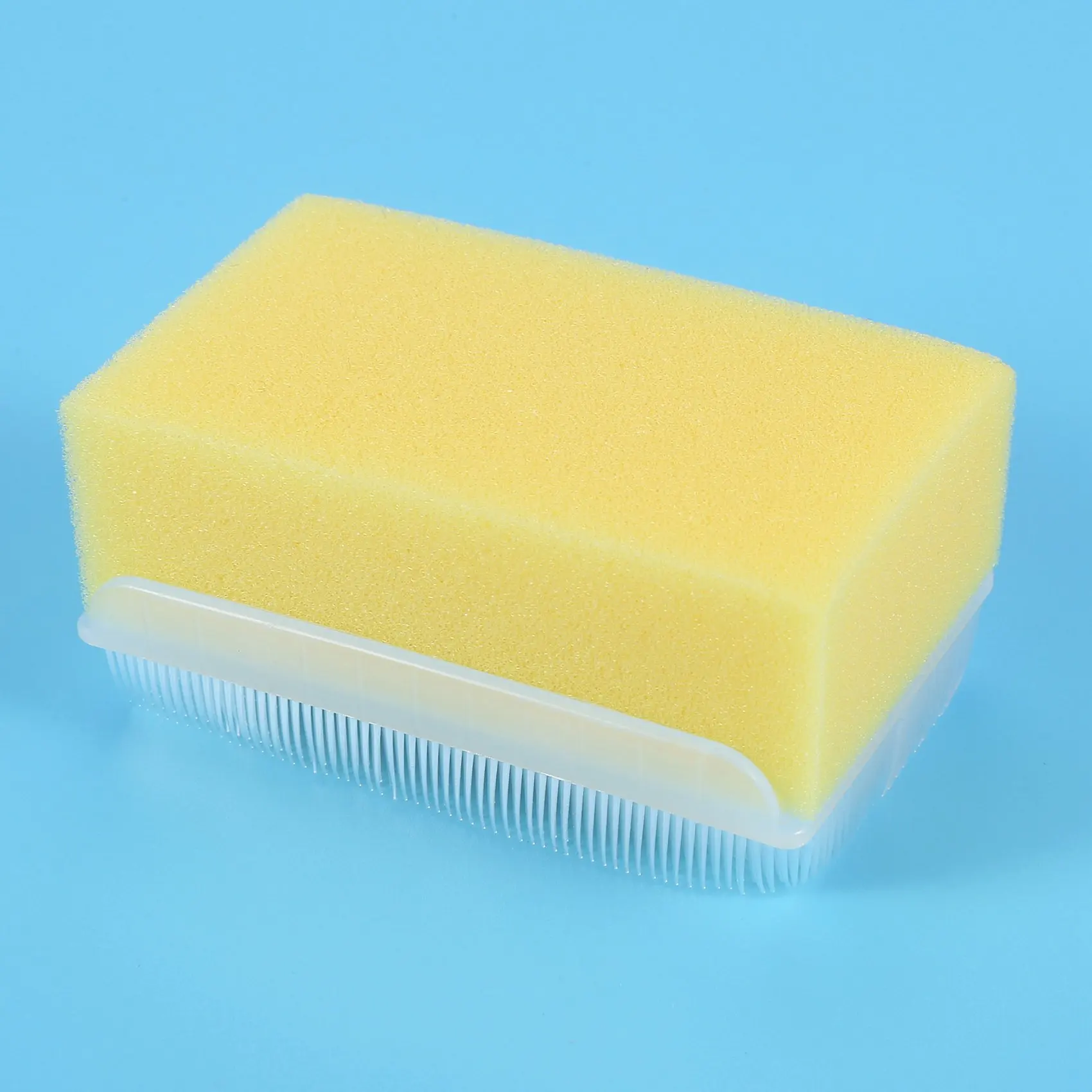 AINY-Baby Bath Sponge (6 Pieces) Soft Foam Washer With Cradle Cap Brush Body,Hair And Scalp Clean Gentle Baby Sensory Brush Bath