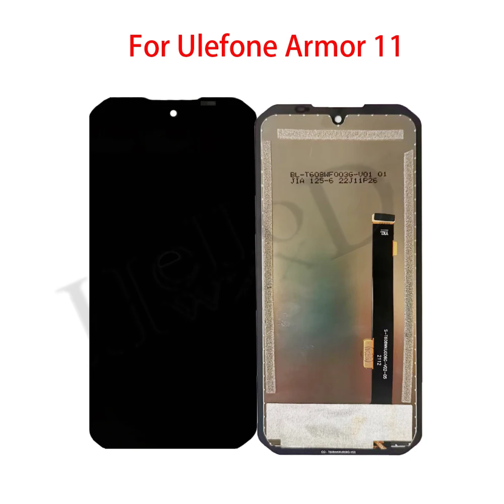 

100% протестированный ЖК-дисплей для Ulefone Armor 11 LCD кодирующий преобразователь сенсорного экрана в сборе, Запасная часть