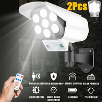 77LED Solar Light Simulation Security Dummy Camera Motion Sensor Outdoor Night Light IP65 Waterproof Lamp 3 Mode For Home Garden