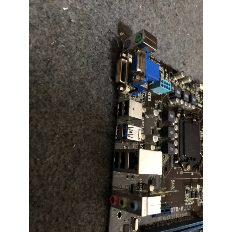 Used ATX Motherboard for ASUS P8B75-V LGA1155 B75 DDR3 HDMI VGA DVI