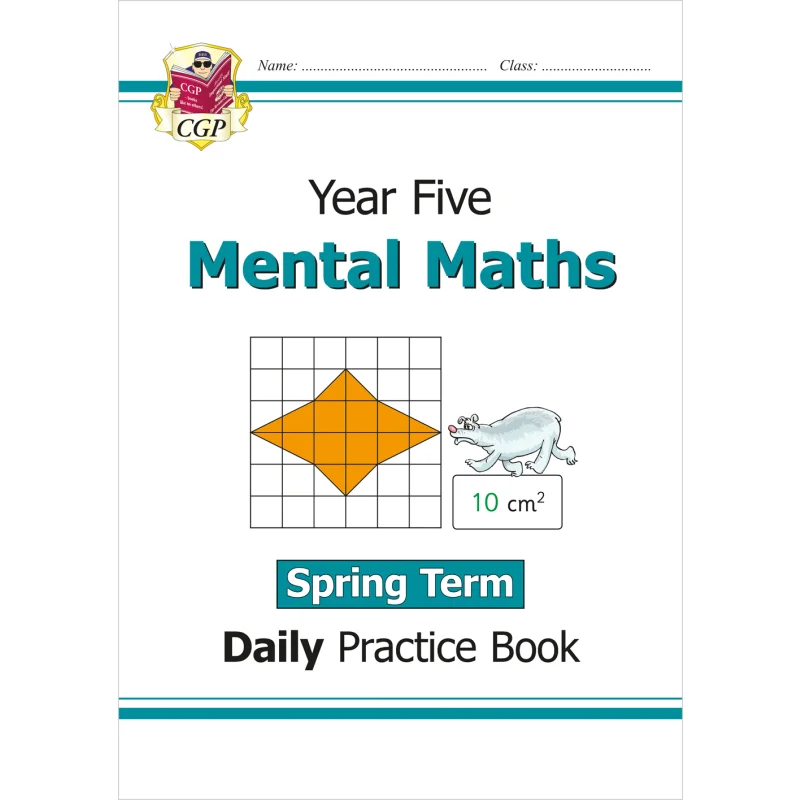 

Новая книга для ежедневной практики Mental Math KS2, год 5, весенний терминал, книги CGP, координация групп, публикации 9781789087710 Книга
