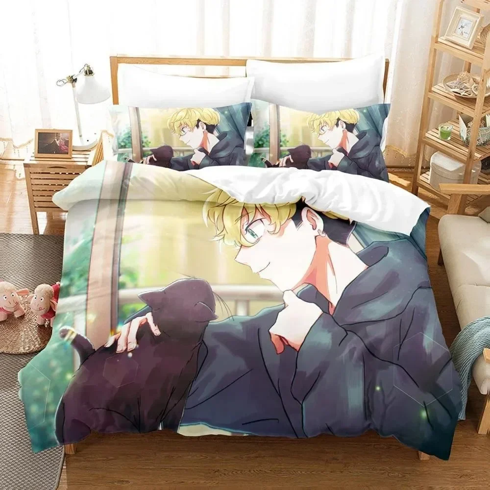 

3D Anime Bed Sheet Sets Tokyo Revengers Bedding Set Single Twin Full Queen King Size Bed Set Aldult Kid Bedroom Duvetcover Sets