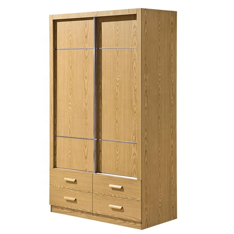 

Современный шкаф-купе из массива дерева с выдвижными ящиками