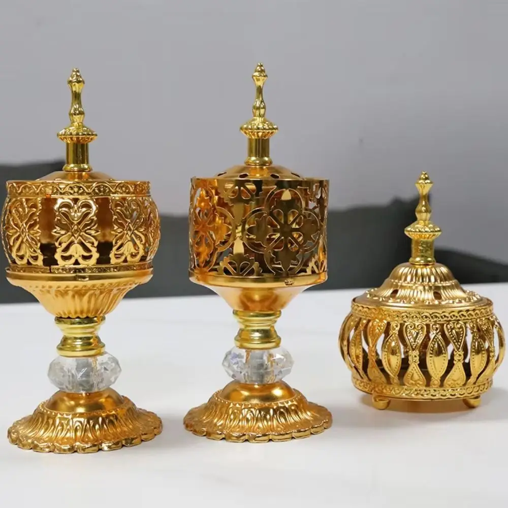 Creative Middle Eastern Incense Holder Arabic Style Hollow Hollow Tower Burner Delicate Handmade Arabian Incense Burner