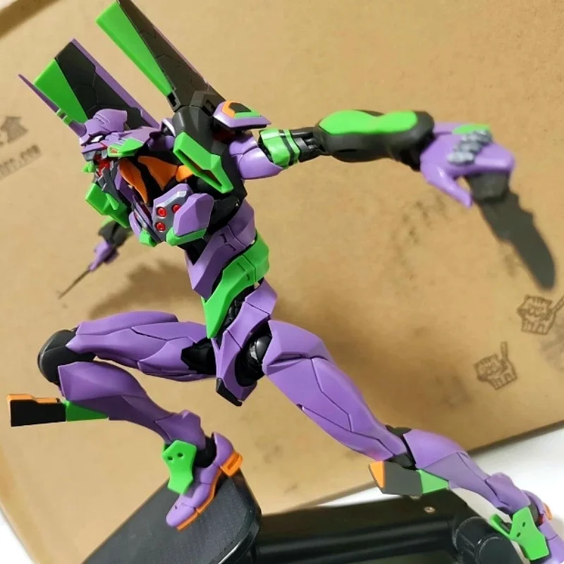 Rg Evan Gelion Model Kit 1:144 Evan Gelion Figures Collectble Eva 01 Assembly Kit Mobile Suit Mecha Kits Anime Toy