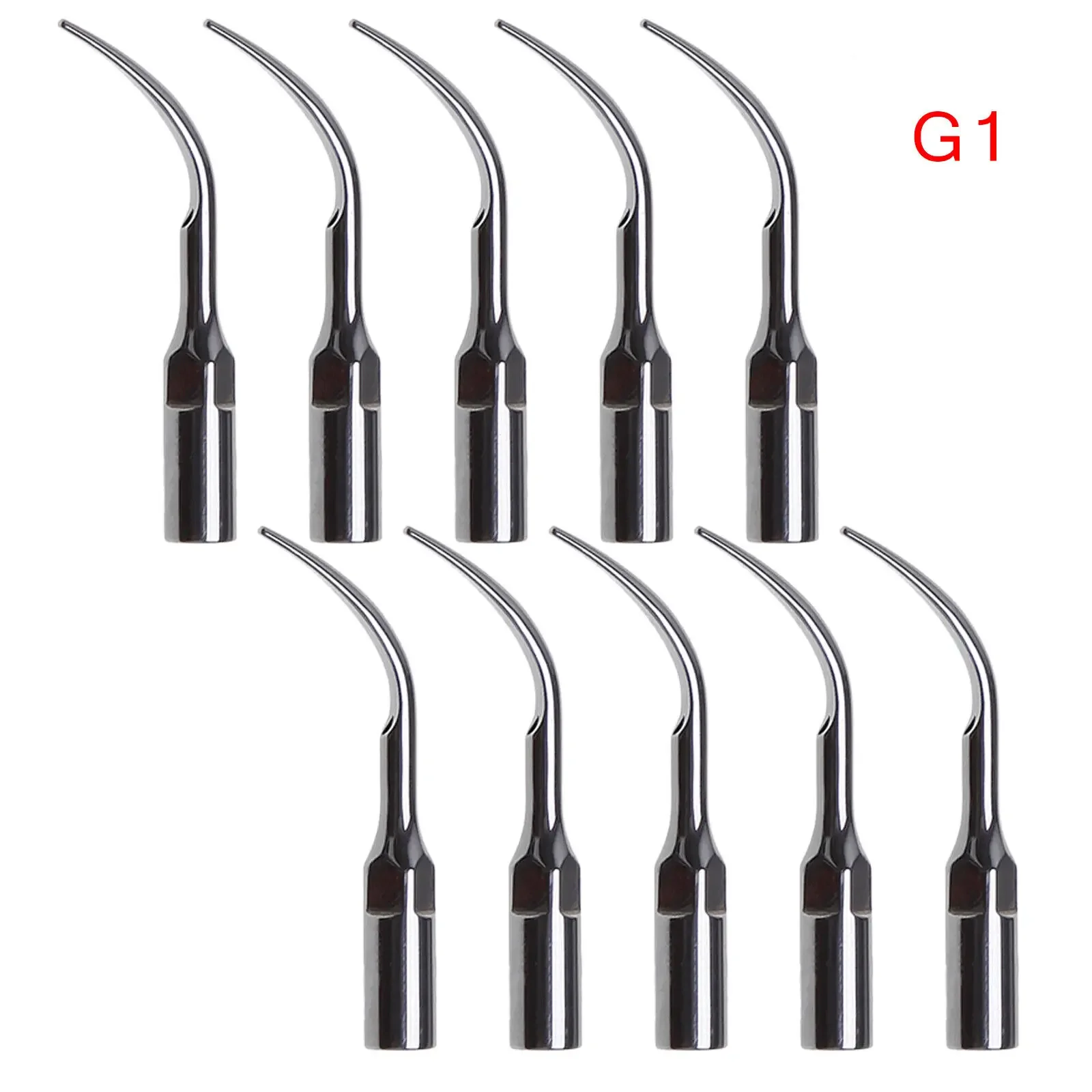 10PCS Dental Ultrasonic Piezo Scaler Scaling Tip G1 For  EMS Woodpecker Cavitron Handpiece